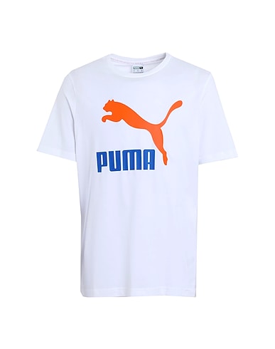 PUMA T-Shirt Classics Logo Tee (s)
 Weiß 100% Baumwolle