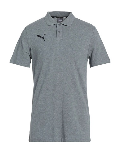 PUMA Polo shirt Grey 96% Cotton, 4% Elastane