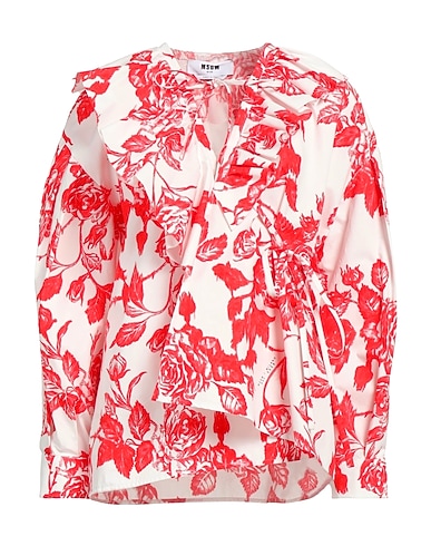 MSGM Top White 100% Cotton
