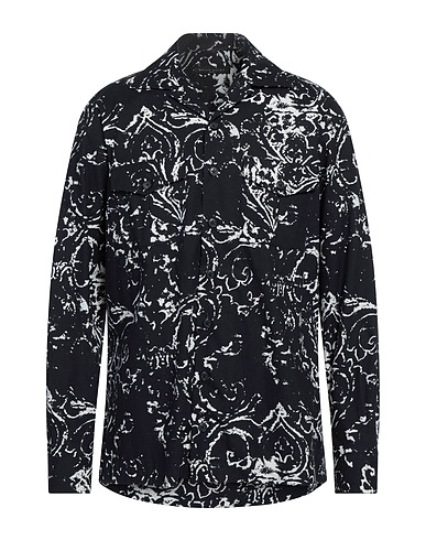 BRIAN DALES Patterned shirt Black 100% Cotton