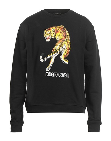 ROBERTO CAVALLI Sweatshirt Black 100% Cotton