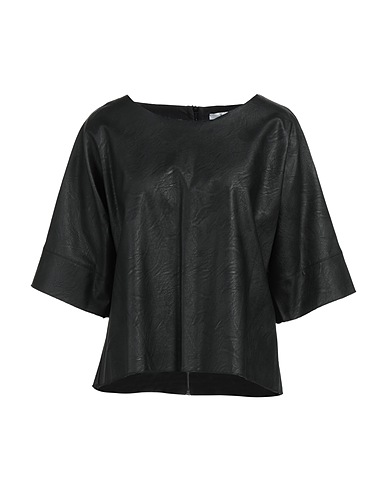ANONYME DESIGNERS Top Black 50% Polyurethane, 50% Viscose