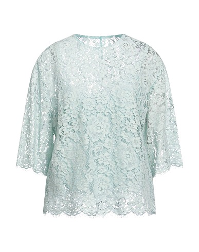 DOLCE&GABBANA Top Turquoise 51% Cotton, 41% Viscose, 8% Polyamide