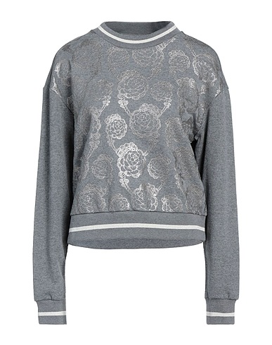 TRUSSARDI Sweatshirt Grey 65% Cotton, 35% Polyester, Elastane