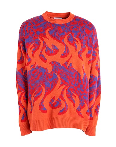 TOPMAN Pullover Orange 100% Acryl