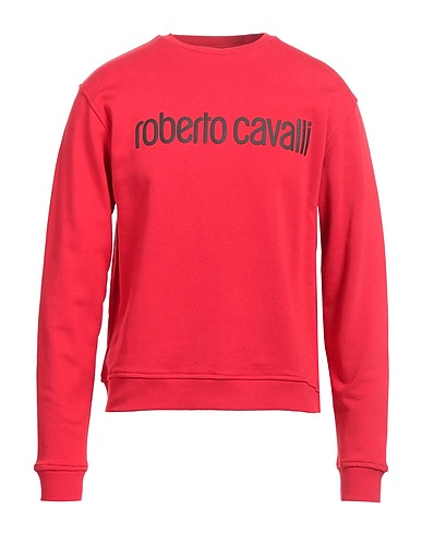 ROBERTO CAVALLI Sweatshirt Red 100% Cotton