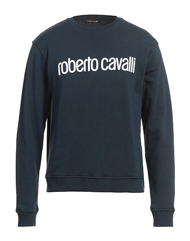 ROBERTO CAVALLI Sweatshirt Midnight blue 100% Cotton