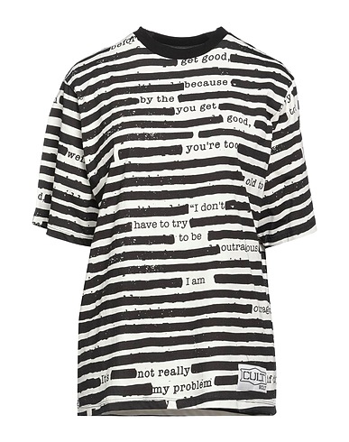 CULT BOLT T-shirt Off white 100% Cotone