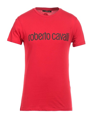 ROBERTO CAVALLI T-shirt Red 100% Cotton