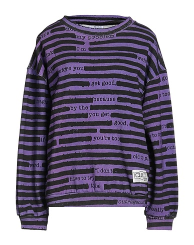 CULT BOLT Felpa Viola 100% Cotone