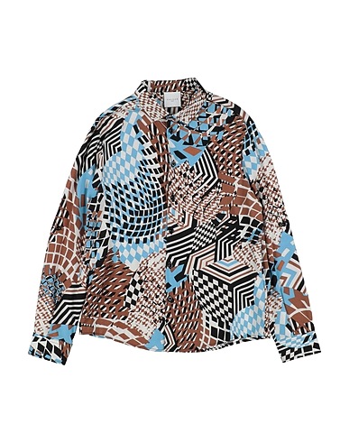 GAëLLE Paris Patterned shirts & blouses Brown 100% Rayon