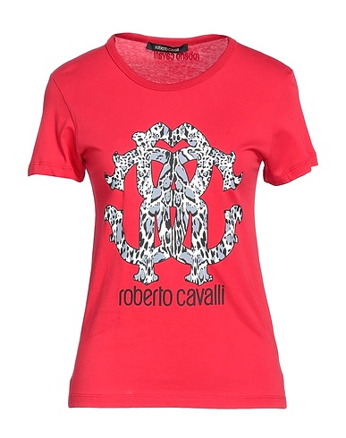 ROBERTO CAVALLI T-shirt Red 100% Cotton