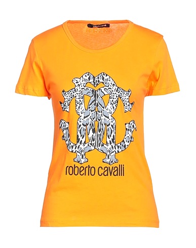 ROBERTO CAVALLI T-shirt Orange 100% Cotton