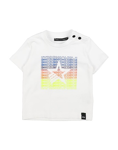 DANIELE ALESSANDRINI T-shirt White 95% Cotton, 5% Elastane