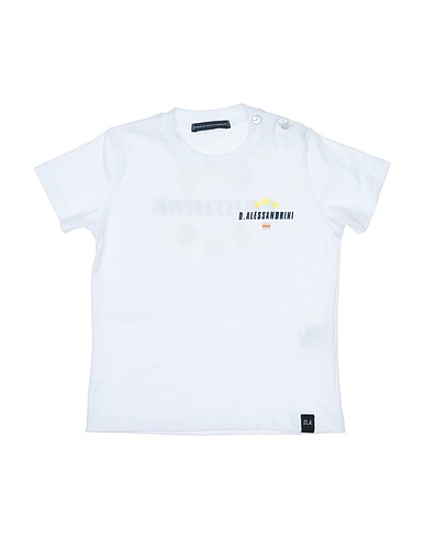 DANIELE ALESSANDRINI T-Shirt Weiß 90% Baumwolle, 10% Elastan