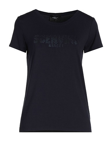 ERMANNO SCERVINO Ｔシャツ ミッドナイトブルー レーヨン 95% / ポリウレタン 5%