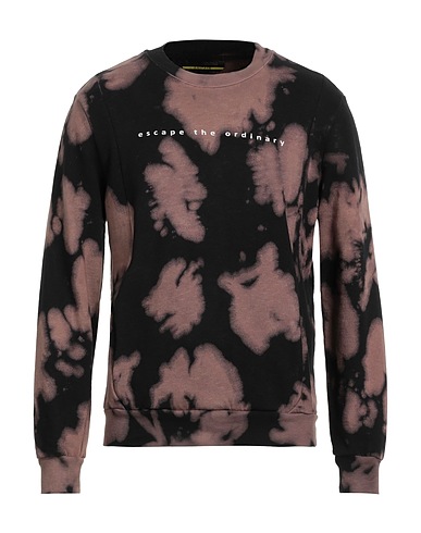 AHIRAIN Felpa Nero 100% Cotone