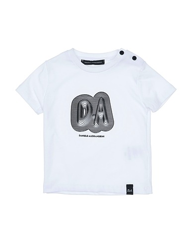 DANIELE ALESSANDRINI T-shirt White 95% Cotton, 5% Elastane
