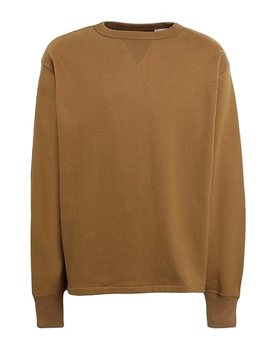 LEVI'S MADE & CRAFTED Sweatshirt LMC CREW NECK SWEATSHIRT
 Khaki 100% Cotton