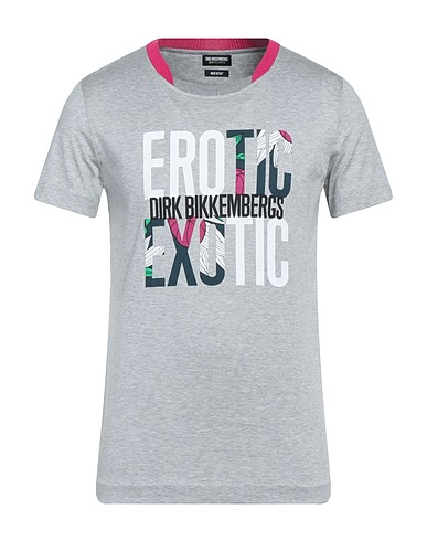 DIRK BIKKEMBERGS T-shirt Grigio chiaro 100% Cotone