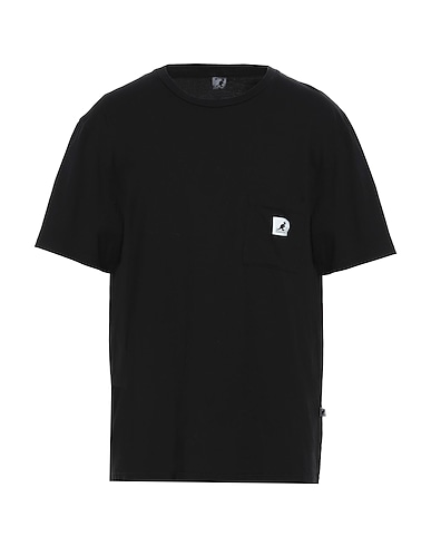 KANGOL T-shirt Black 100% Organic cotton