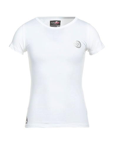 PLEIN SPORT T-shirt Bianco 100% Cotone