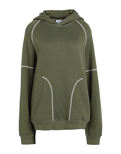 NINETY PERCENT Sweat-shirt Vert militaire 100% Coton biologique