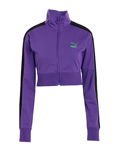 PUMA Sweatshirt PUMA x DUA LIPA T7 Jacket
 Purple 69% Polyester, 24% Viscose, 7% Elastane