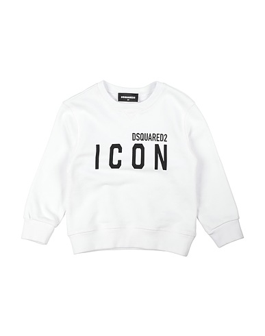DSQUARED2 Felpa Bianco 100% Cotone