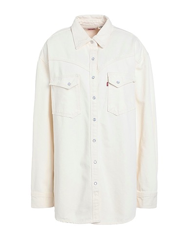 LEVI'S Denim shirt DORSEY XL WESTERN Ivory 100% Cotton