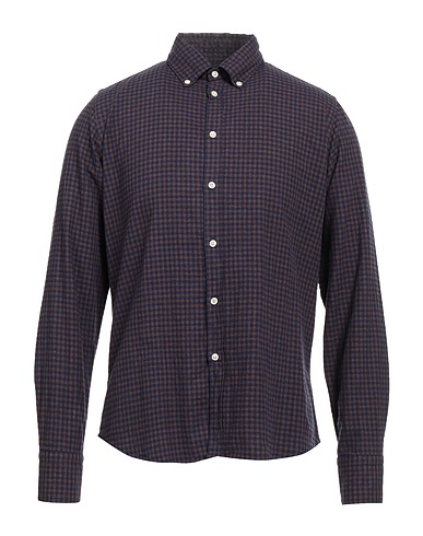 GMF 965 Checked shirt Blue 100% Cotton