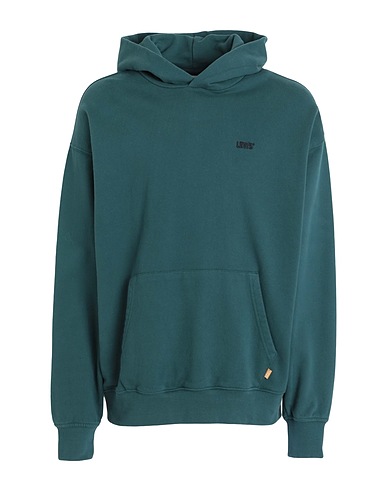 LEVI'S Φούτερ GOLD TAB HOODIE
 Πράσινο πετρόλ 100% Βαμβάκι