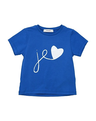 VICOLO T-Shirt Blau 90% Baumwolle, 10% Elastan