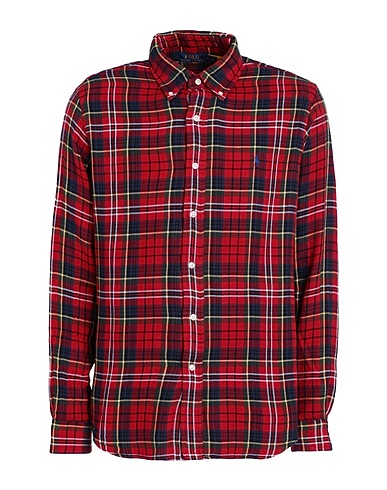 POLO RALPH LAUREN Checked shirt Red 100% Cotton