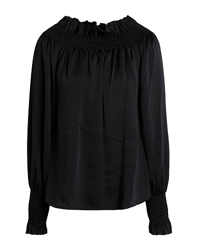 SEE BY CHLOÉ トップス オープンショルダー ブラック ポリエステル 100%