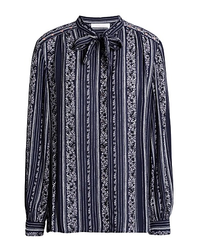SEE BY CHLOÉ Patterned shirts & blouses Midnight blue 100% Viscose