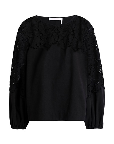 SEE BY CHLOÉ Top Schwarz 100% Baumwolle