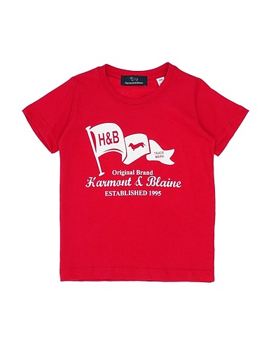 HARMONT & BLAINE T-shirt Red 100% Cotton