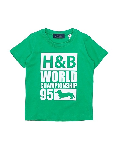 HARMONT & BLAINE T-shirt Verde 100% Cotone