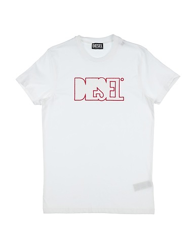 DIESEL T-shirt White 100% Cotton