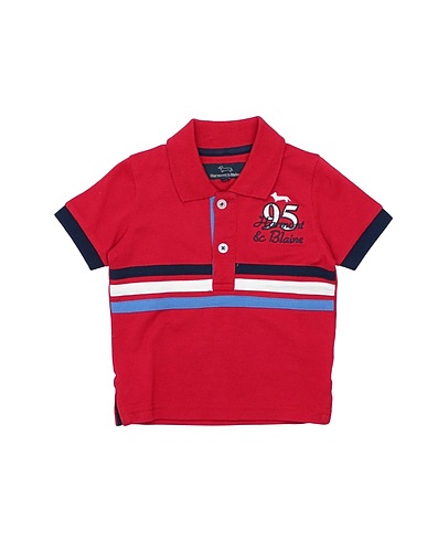 HARMONT & BLAINE Polo shirt Red 100% Cotton