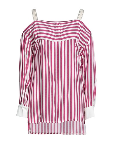 FRACOMINA Top con hombros descubiertos Morado 100% Viscosa