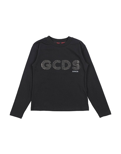 GCDS MINI T-Shirt Schwarz 95% Baumwolle, 5% Elastan