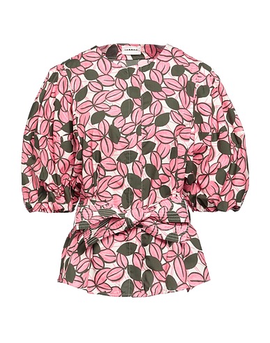 P.A.R.O.S.H. Floral shirts & blouses Magenta 100% Cotton