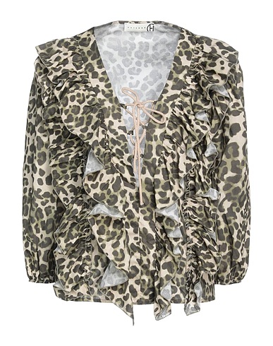 HAVEONE Top Verde militare 100% Cotone