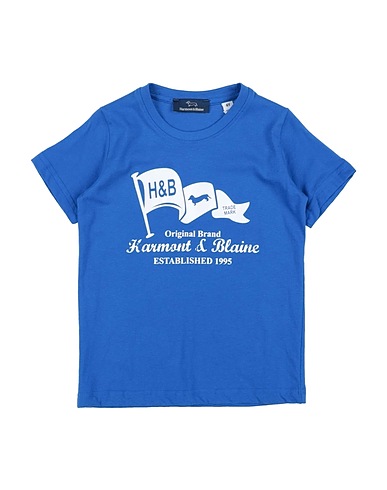 HARMONT & BLAINE T-shirt Blue 100% Cotton