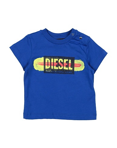 DIESEL T-shirt Blu 100% Cotone