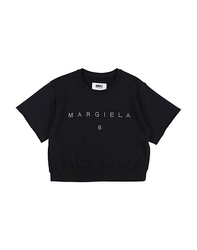 MM6 MAISON MARGIELA Sweatshirt Black 100% Cotton, Elastane