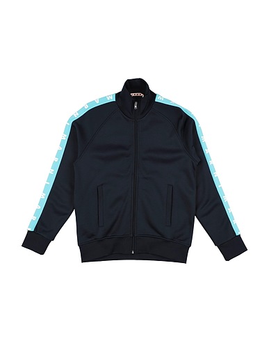 MARNI Sweatshirt Midnight blue 55% Nylon, 45% Cotton, Elastane