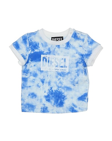DIESEL T-shirt Blue 95% Cotton, 5% Elastane